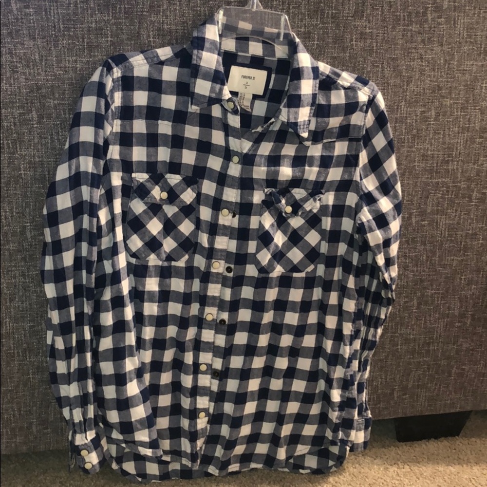 Plaid button up